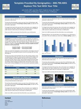 research poster template 48x36