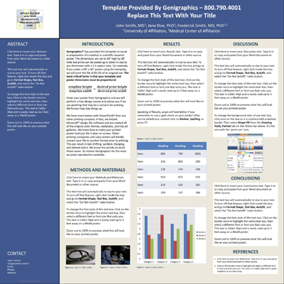 scientific research poster template