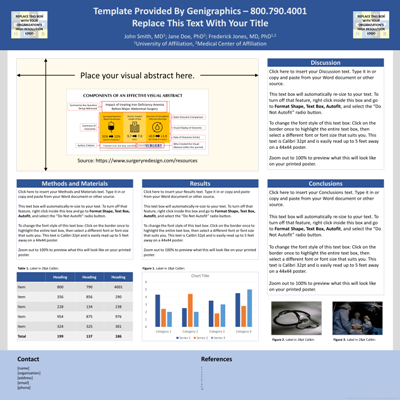 research report poster template