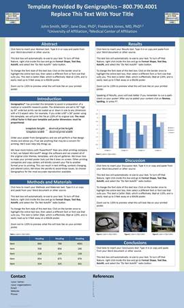 poster session templates